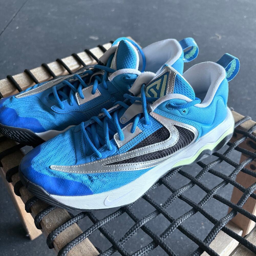 Nike Giannis Immortality 3 basketball shoes blue silver 9 Basketball DZ7533-400